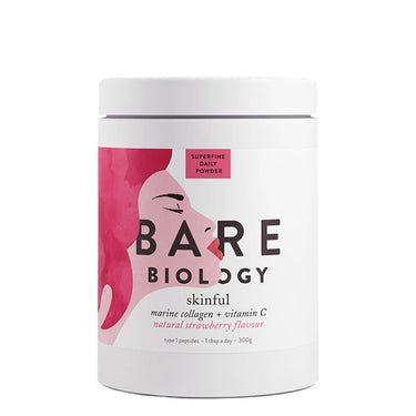 Bare Biology Skinful Marine Collagen Vitamin C Strawberry | Content UK